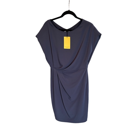 M.M. Lafleur Jillian 3.0 Dress - Eco Heavy Soft Wave Caspian Blue NWT - Picture 3 of 5